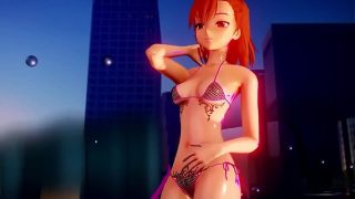3D MMD Misaka Mikoto does new Thang 3d cartoon sex game