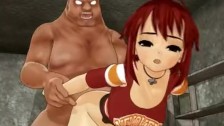 Anime Girl vs Fucker Monster!