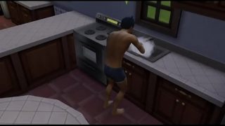 CGSIMS – Novinhos fodendo em todas as posições