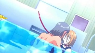 Hentai porn with sex in the pool