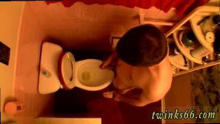 Hot gay hentai masturbation first time Unloading In The Toilet Bowl