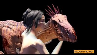 Raptor Fucks a Girl Naughty3D.net