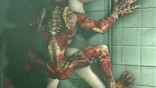 RESIDENT EVIL 2 REMAKE: Licker & Claire Redfield
