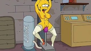 Simpsons porn – adult Lisa Simpsons fucked by sex machine and infalted