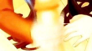 3d hentai sucking stiff dick and swallowing cum