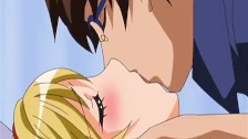 Blonde hentai catgirl gets fucked