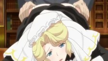 Blonde hentai maid sucks and gets fucked