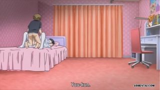 brother makes a threesome with his sisters – hentai