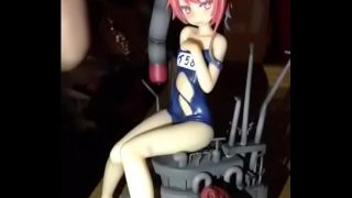 Cumming on Anime Swimsuit Figure