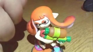 Cumming on Splatoon Amiibo