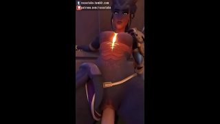 Dragon Symmetra SEX  short Animation   hentai cartoon network