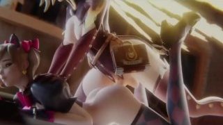 Futa Mercy Fucking D.Va Overwatch (Animation W/Sound)