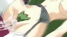 Green-haired hentai babe whanged in a library