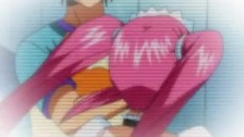 Hentai waitress gets fondled and fingered