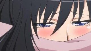Horny hentai babe fingering and toying her wet pussy