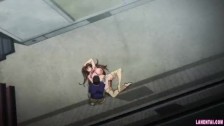 Horny hentai babe gets gangbanged