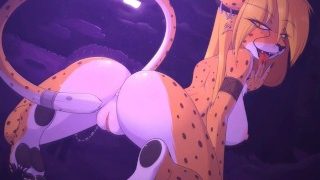 Hot Cheetah Girl Waiting To Get Fucked (Loop Animation) (Flash)