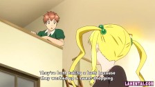 Huge titted hentai girls gets fondled
