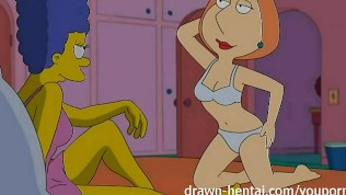 Lesbian Hentai – Marge Simpson and Lois Griffin