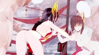 MMD ℜ18☝Sex dance♬ Kangxi Ramesees ♛x2