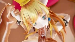 MMD hentai Bowsette