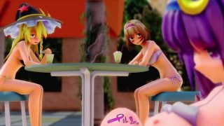 MMD HENTAI Patchouli R-18