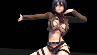 MMD Mikasa Ackerman