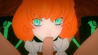 Penny Polendina sucks a big cock
