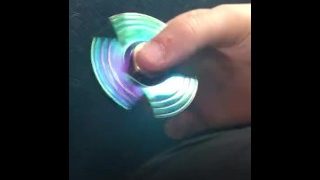 Petite White Guy Spins Sexy Fidget Spinner