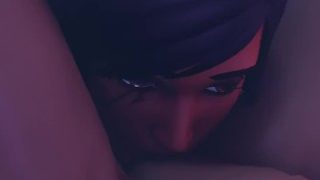 Pharah gets fucked by Mercy (Overwatch)