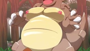 pokémon kangaskhan x lopunny