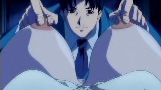 Sexy anime managee fucked at work