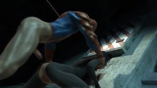 Spiderman loves fucking catwomans nice tight juicy dripping cunt