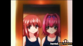 Two young lesbian girls play in the shower – Hentai.xxx