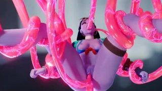 Widowmaker fucked by tentacles