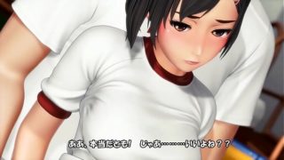 【Awesome-Anime.com】 Cute japanese student wearing sportswear