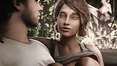 The Walking Dead - Road Trip with Clementine and Ellis - Free Hentai