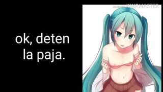 Miku instrucciones para masturbarse hentai en español