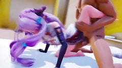 purple girlfriend