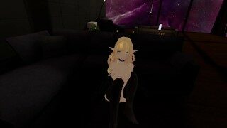 I let a simp fuck me IRL, while I’m playing VRCHAT (POV)