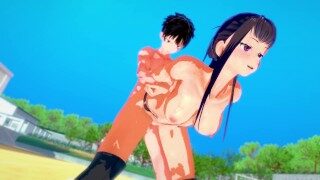 FireForce: HOT SEX WITH MAKI (3D Hentai)