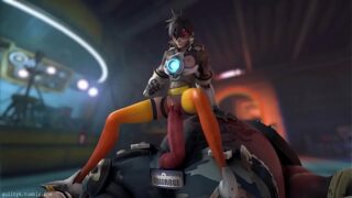 Overwatch – Tracer x Roadhog (Animated, Sound) [Guilty] 2 min