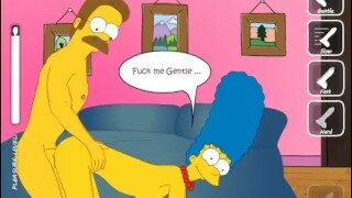 The Simpsons – Marge x Flanders – Cartoon Hentai Game P63