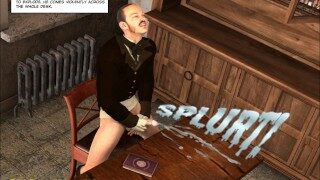 Lord Randolph jerking off alone and Young Readhead Cum Lover 3D Gay Comics
