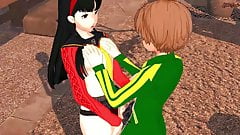 Yukiko has lesbian sex – Persona 4 Hentai