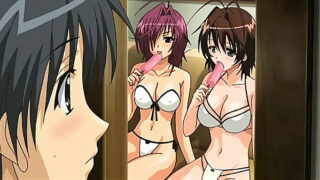 Sisters Spied On By Their Step Brother | Hentai