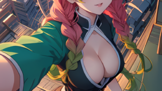 Hentai – ai generated demon slayer hentai mitsuri kanroji waifu2x