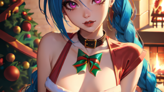 Hentai – 1girl ai generated breasts christmas christmas outfit
