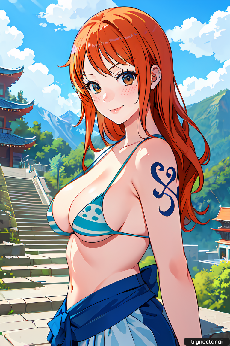 ai_generated aiart anime hentai nami nami_(one_piece) one_piece trynectar.ai