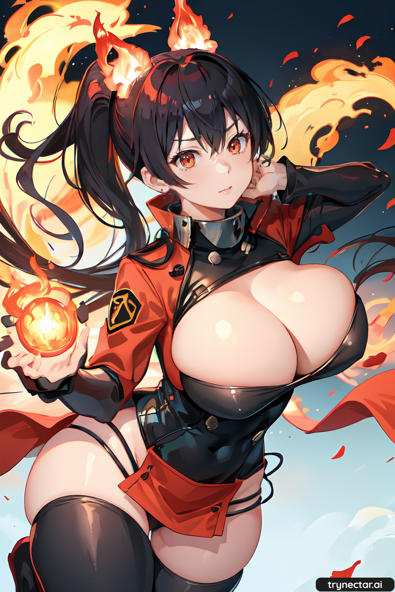 ai_generated aiwaifu anime fireforce hentai tamaki_kotatsu trynectar.ai